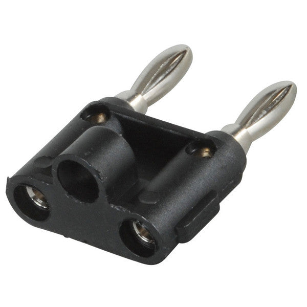 Dual Banana Plug Black