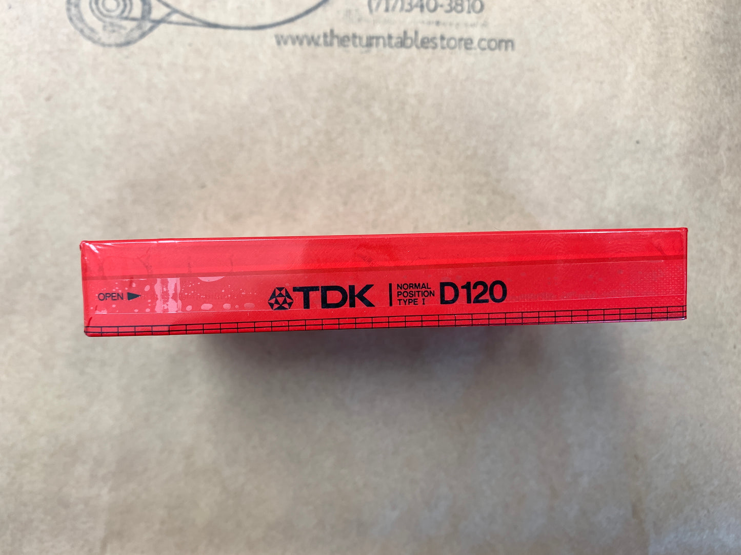 1985 TDK D 120 Type 1 Blank Cassette 120 mins