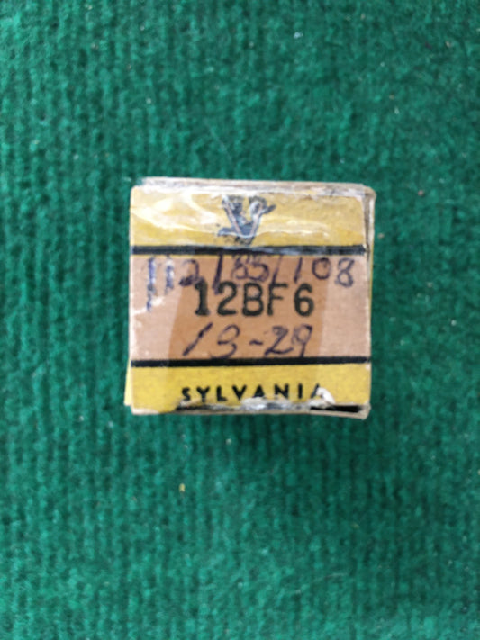 Sylvania 12BF6 Vacuum Tube * Tested 112/85/108%