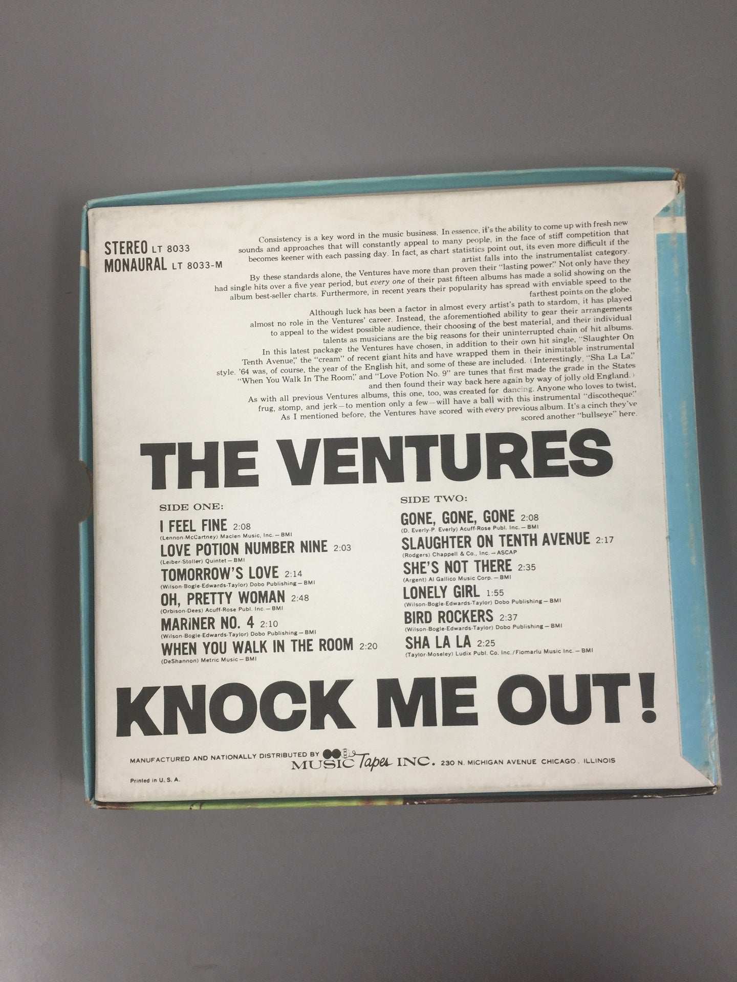 The Ventures – Knock Me Out! (reel tape)