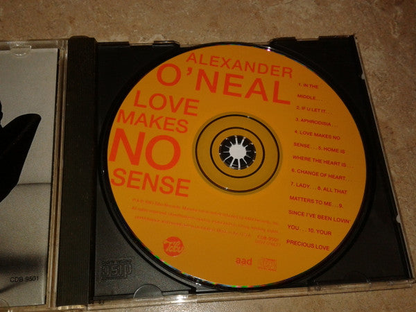 Alexander O'Neal : Love Makes No Sense (CD, Album, Club, CRC)