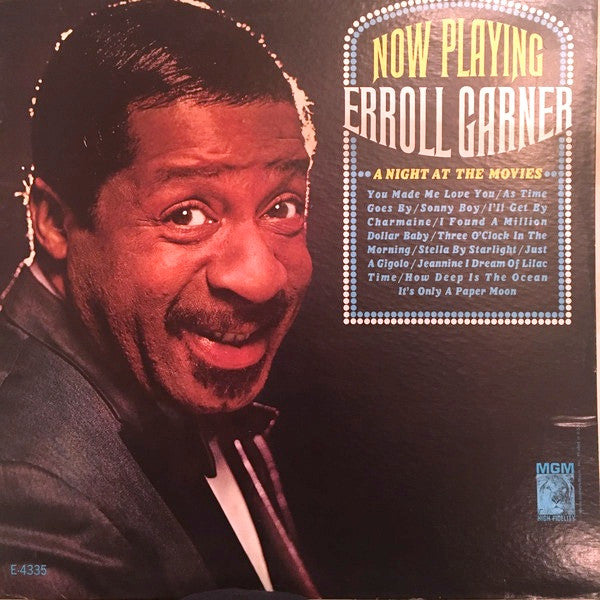 Erroll Garner : Now Playing - A Night At The Movies (LP, Mono)