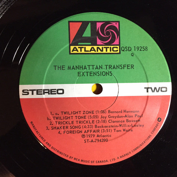 The Manhattan Transfer : Extensions (LP, Album)