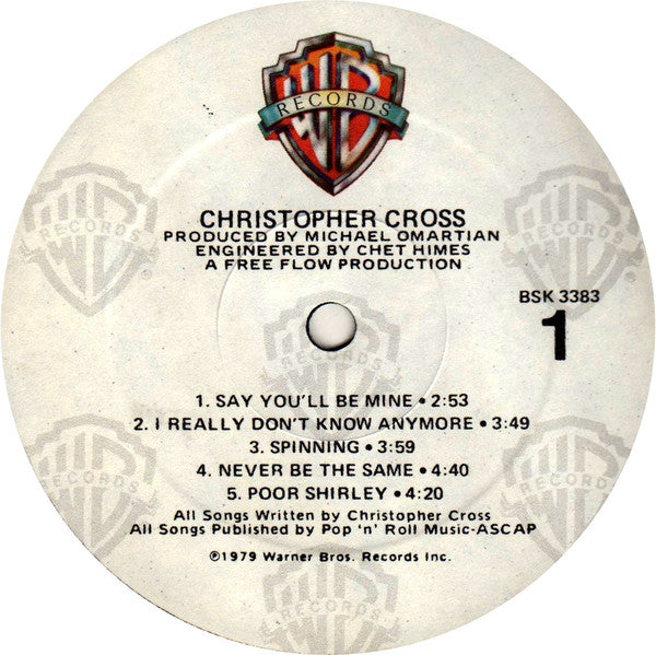 Christopher Cross : Christopher Cross (LP, Album, RE, Spe)