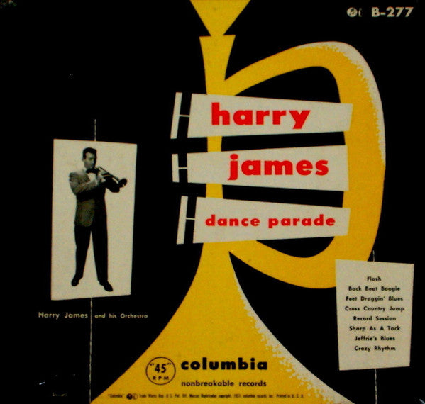 Harry James And His Orchestra : Harry James Dance Parade  (4x7", Comp)