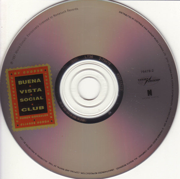 Buena Vista Social Club : Buena Vista Social Club (CD, Album, RE)