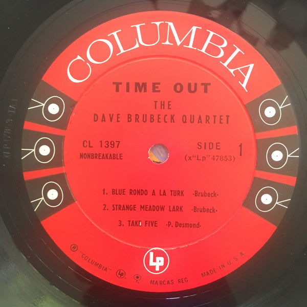 The Dave Brubeck Quartet : Time Out (LP, Album, Mono)