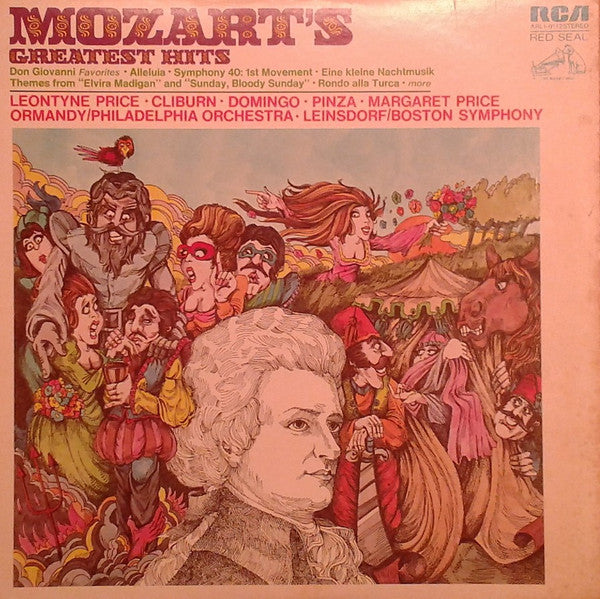 Wolfgang Amadeus Mozart / Leontyne Price / Van Cliburn / Placido Domingo / Ezio Pinza / Margaret Price / Eugene Ormandy, The Philadelphia Orchestra / Erich Leinsdorf, Boston Symphony Orchestra : Mozart's Greatest Hits (LP, Album, Comp)