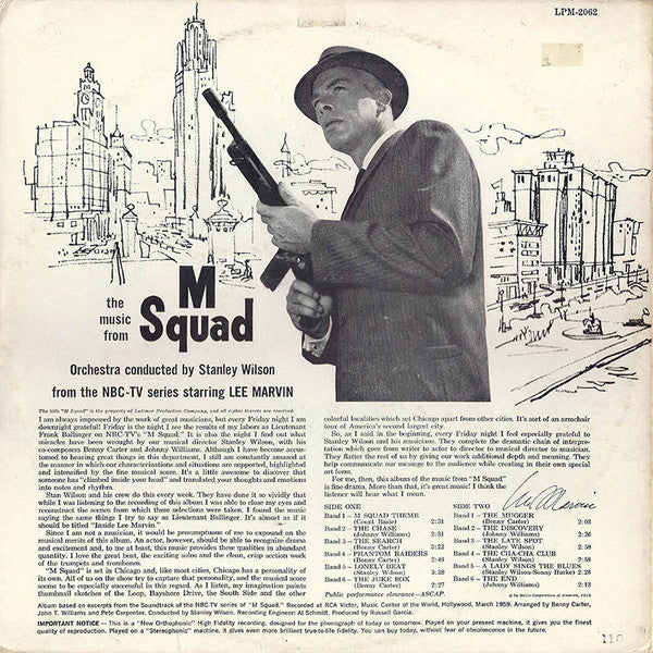 Stanley Wilson : The Music From "M Squad" (LP, Album, Mono, Ind)