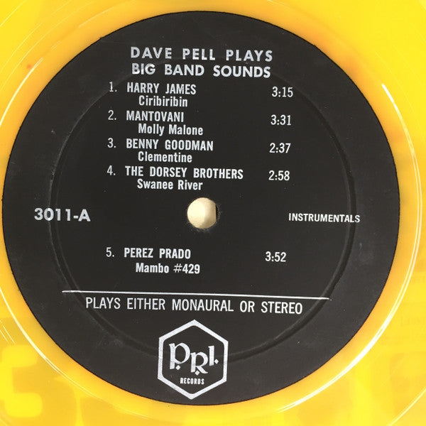 Dave Pell : Plays Big Band Sounds (LP, Yel)