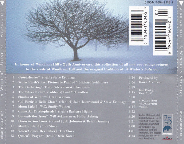 Various : A Winter's Solstice (Silver Anniversary Edition) (CD, Album, Comp, RE)