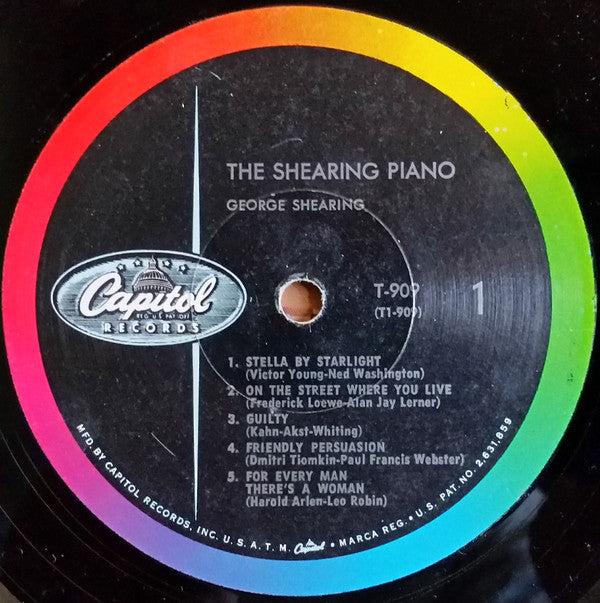 George Shearing : The Shearing Piano (LP, Album)