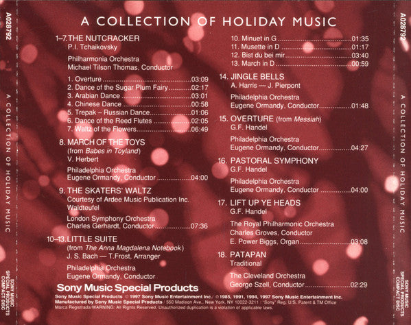 Various : Music To Your Ears (A Collection Of Holiday Music) (CD, Comp)