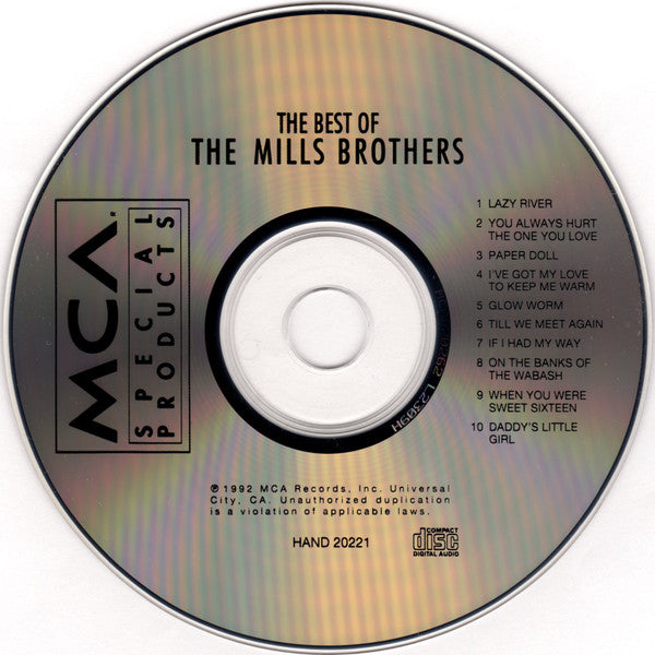 The Mills Brothers : The Best Of The Mills Brothers (CD, Comp, RE)