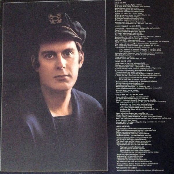 Captain And Tennille : Song Of Joy (LP, Album, Club, Gat)