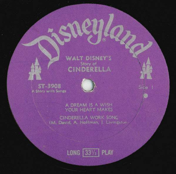 Various : Walt Disney's Cinderella (LP, Album, RE, Gat)