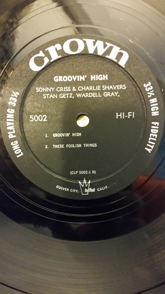 Stan Getz : Groovin' High (LP, Album, Mono)