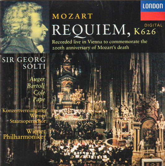 Wolfgang Amadeus Mozart, Georg Solti : Mozart: Requiem, K626 (CD, Album, Non)