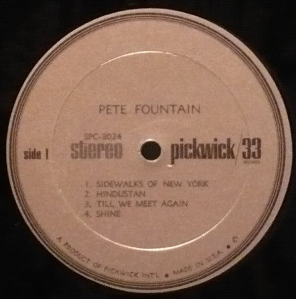 Pete Fountain : Pete Fountain (LP, Comp)