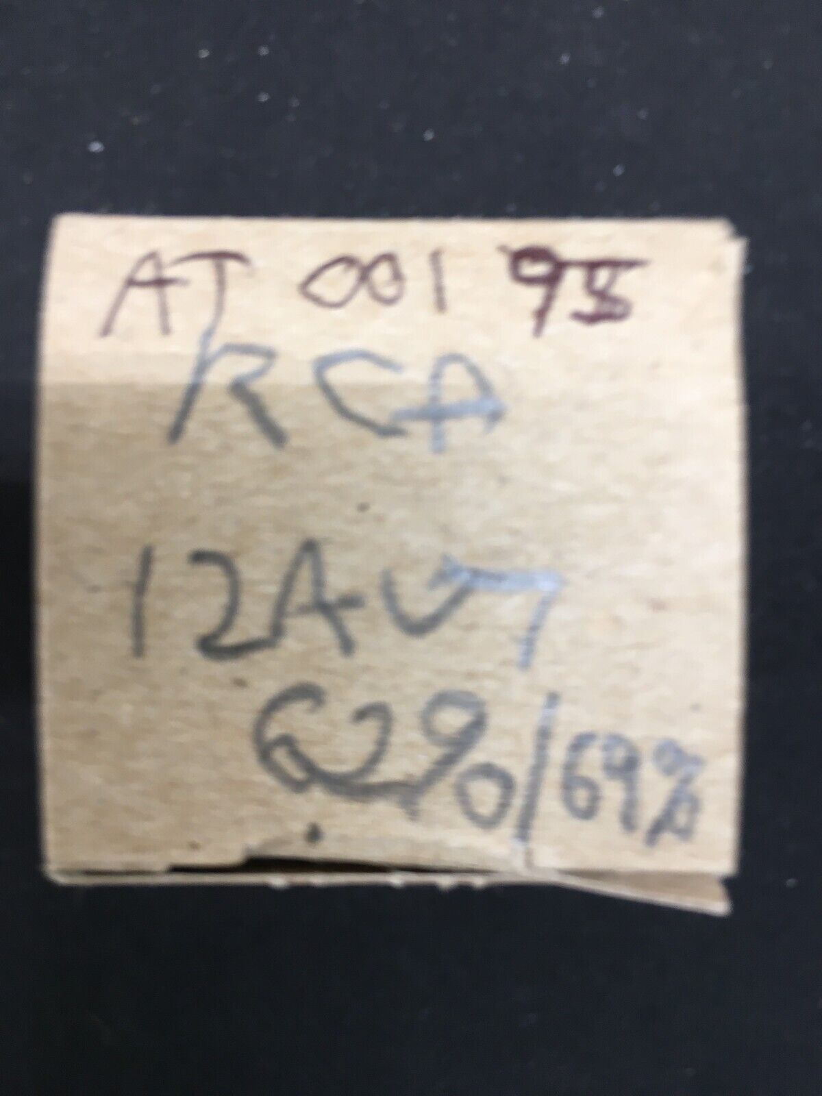 RCA 12AU7 Vacuum Tube * Tested 62/69