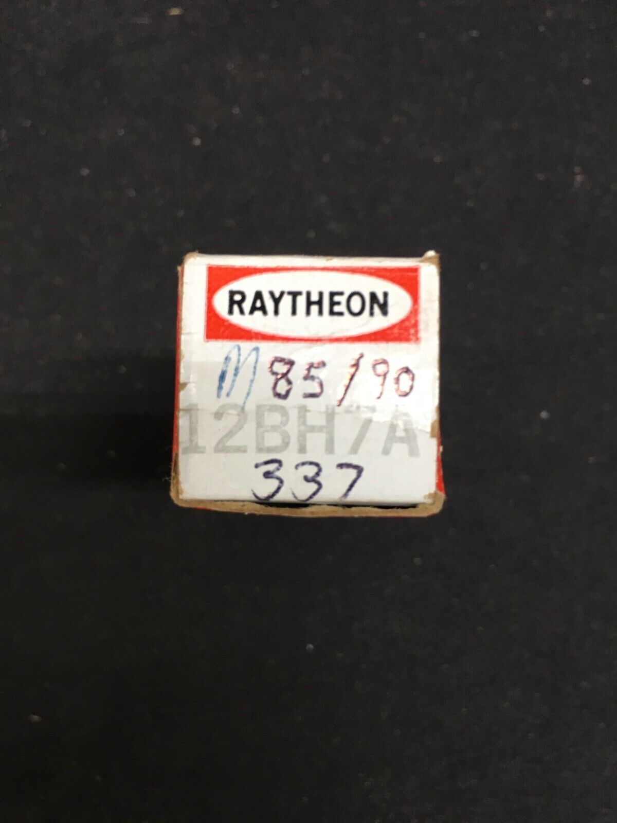 Raytheon 12BH7A Vacuum Tube * Tested 85/90