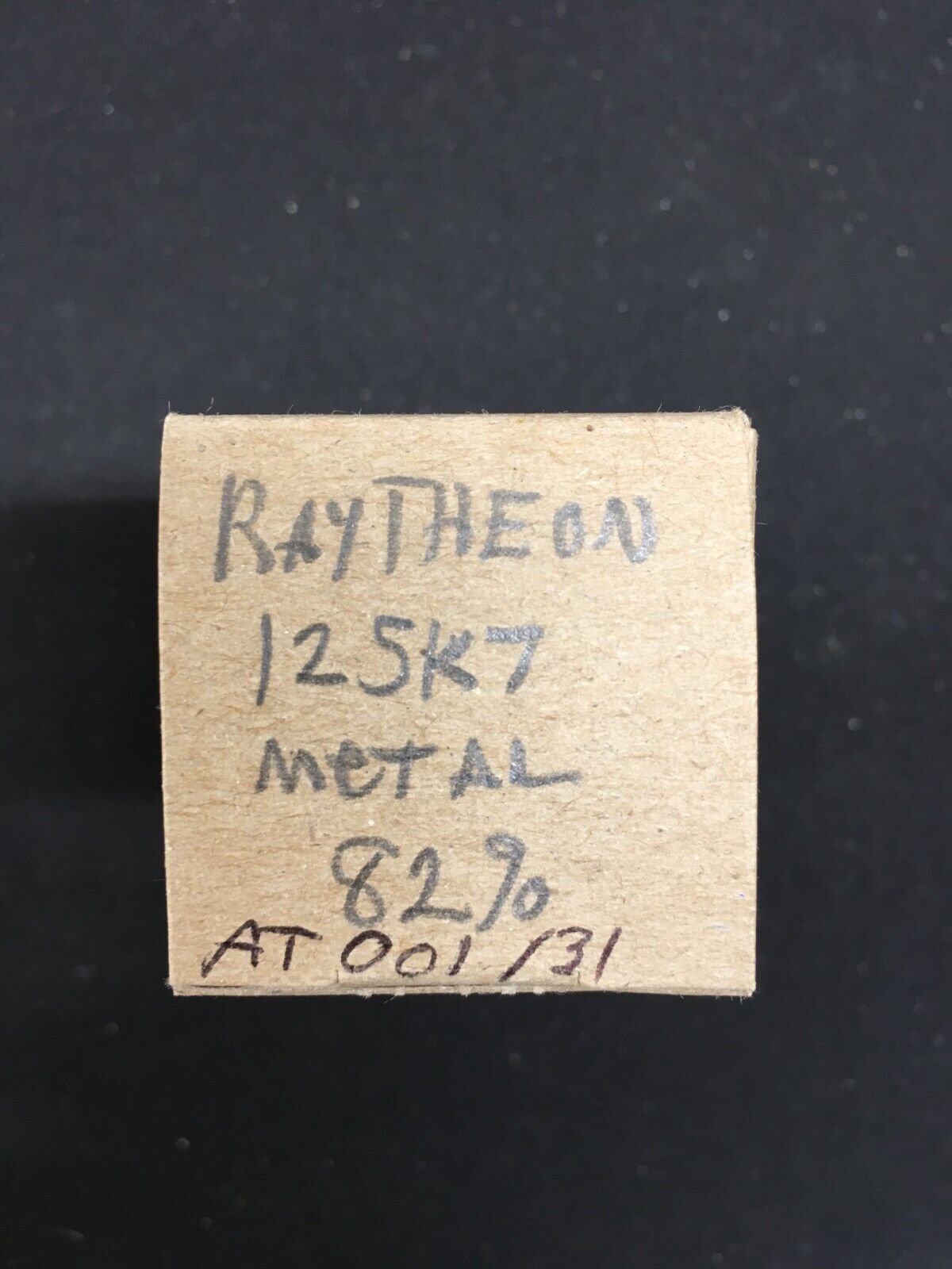 Raytheon 12SK7 (Metal) Vacuum Tube * Tested 82%