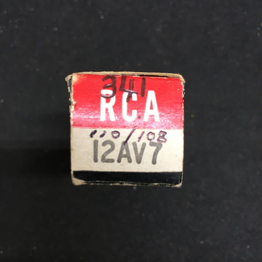 RCA 12AV7 Vacuum Tube * Tested 110%/108%