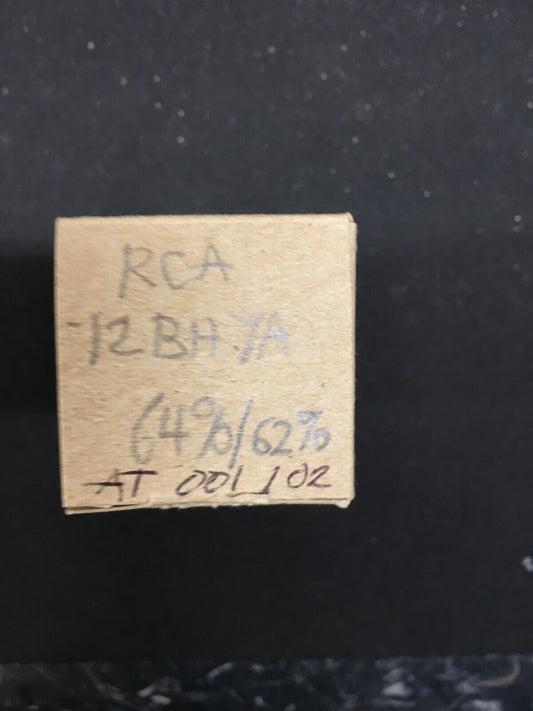 RCA 12BH7A Vacuum Tube * Tested 64/62