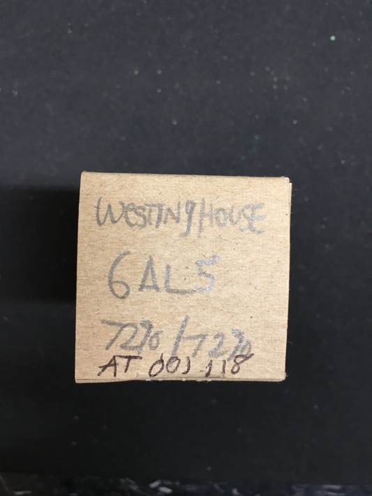 Westinghouse 6AL5 Vacuum Tube * Tested 72%/72%