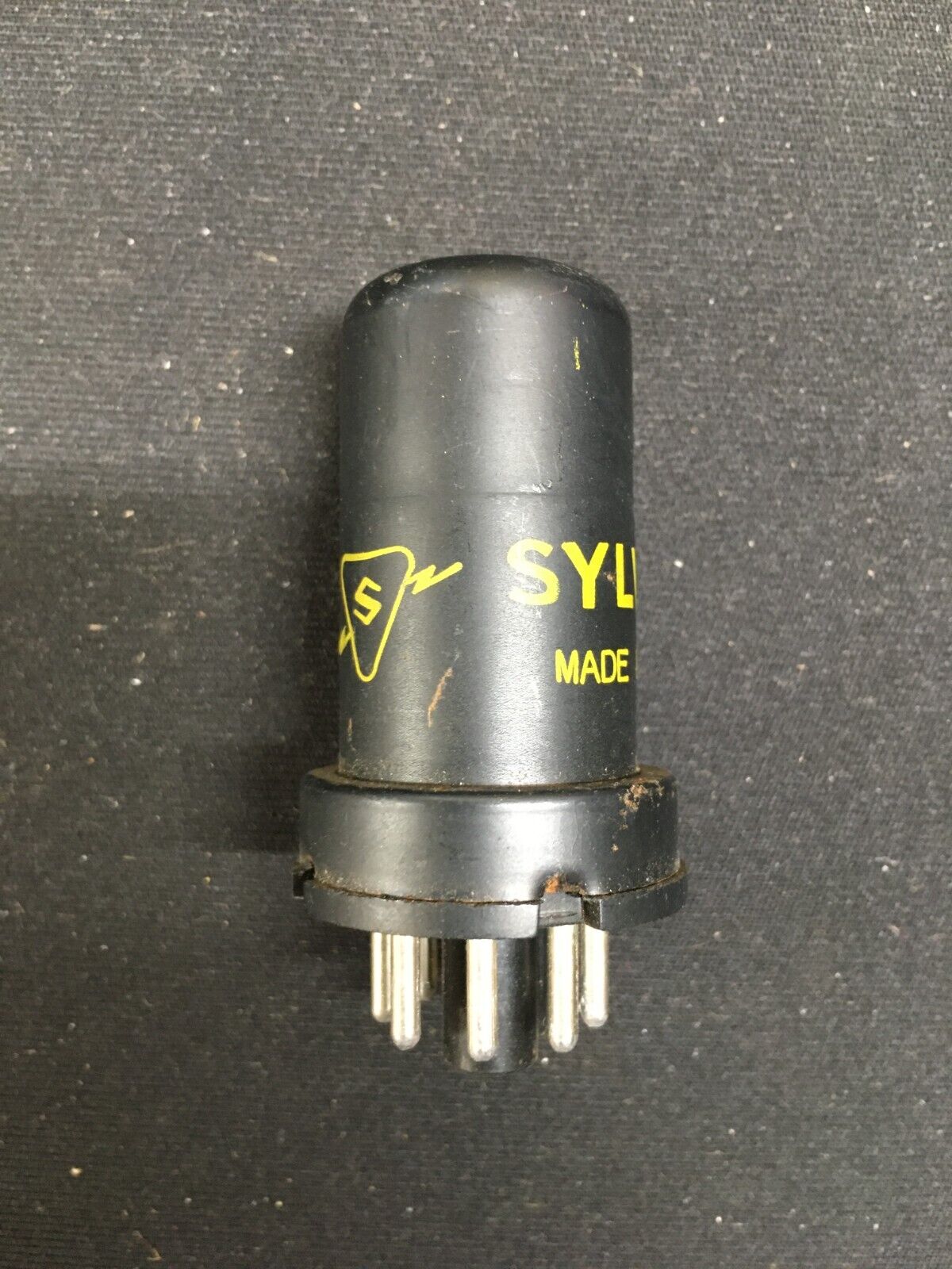 Sylvania 12SK7 (Metal) Vacuum Tube * Tested 98%