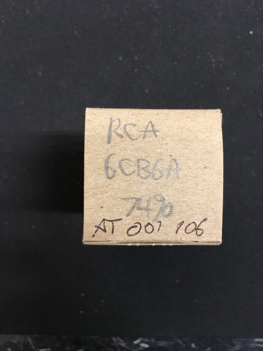 RCA 6CB6A Vacuum Tube * Tested 74%