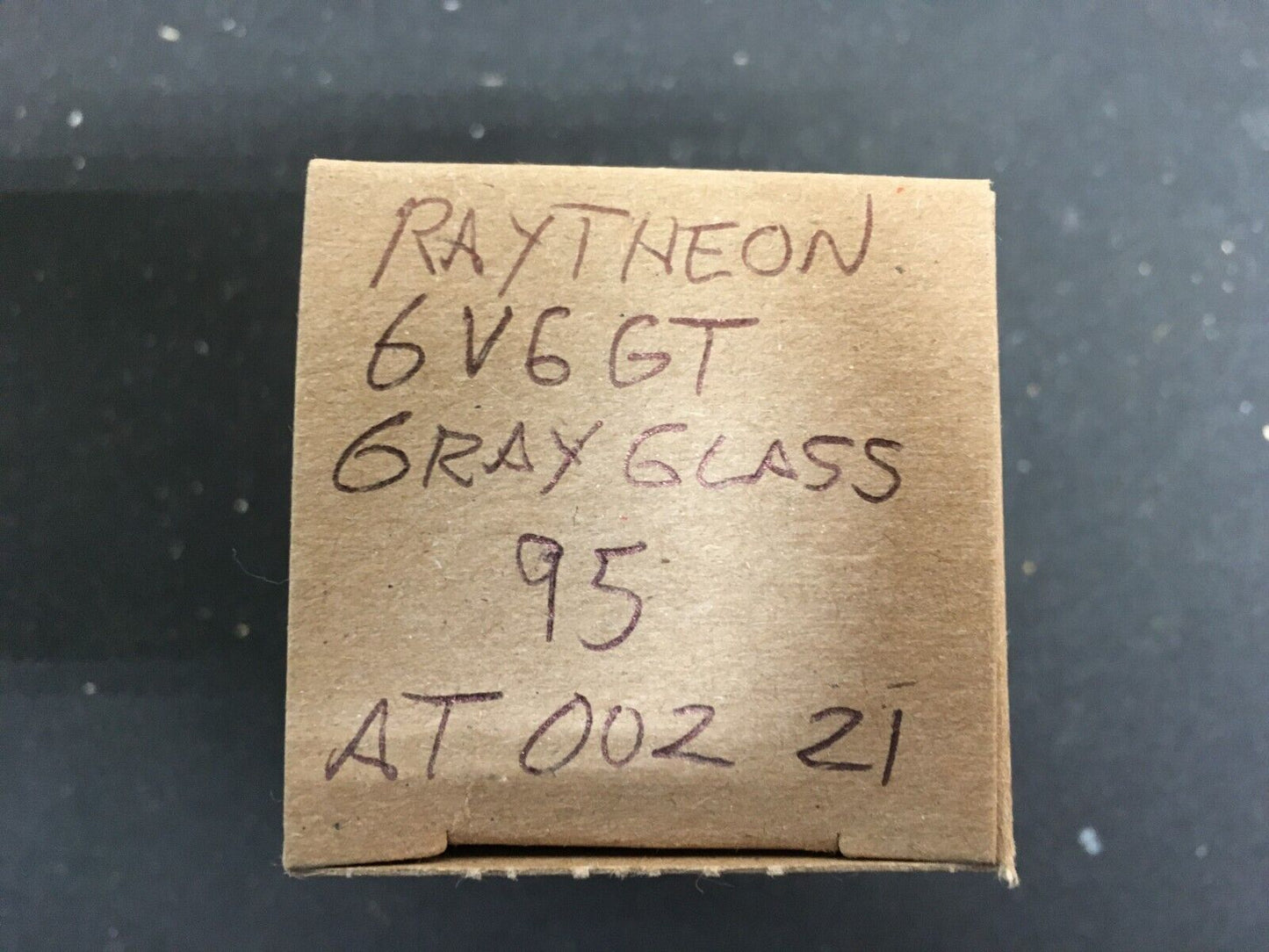 Raytheon 6V6GT Vacuum Tube * Gray Glass