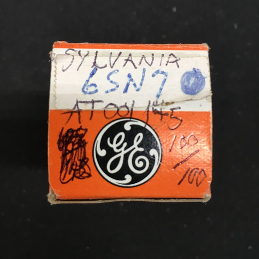 Sylvania 6SN7GTB Vacuum Tube * Tested 100%/100%