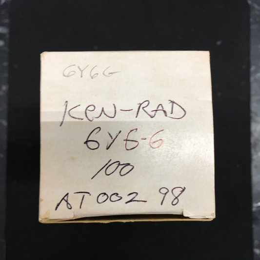 KEN-RAD 6Y6G Vacuum Tube * Tested 100%