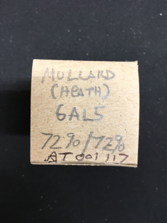 Heath (Mullard) 6AL5 Vacuum Tube * Tested 72%/72%