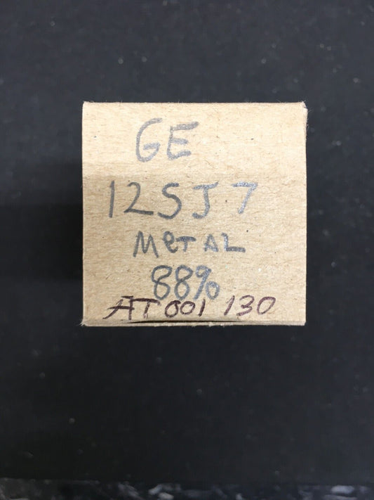 GE 12SJ7 (Metal) Vacuum Tube * Tested 88%