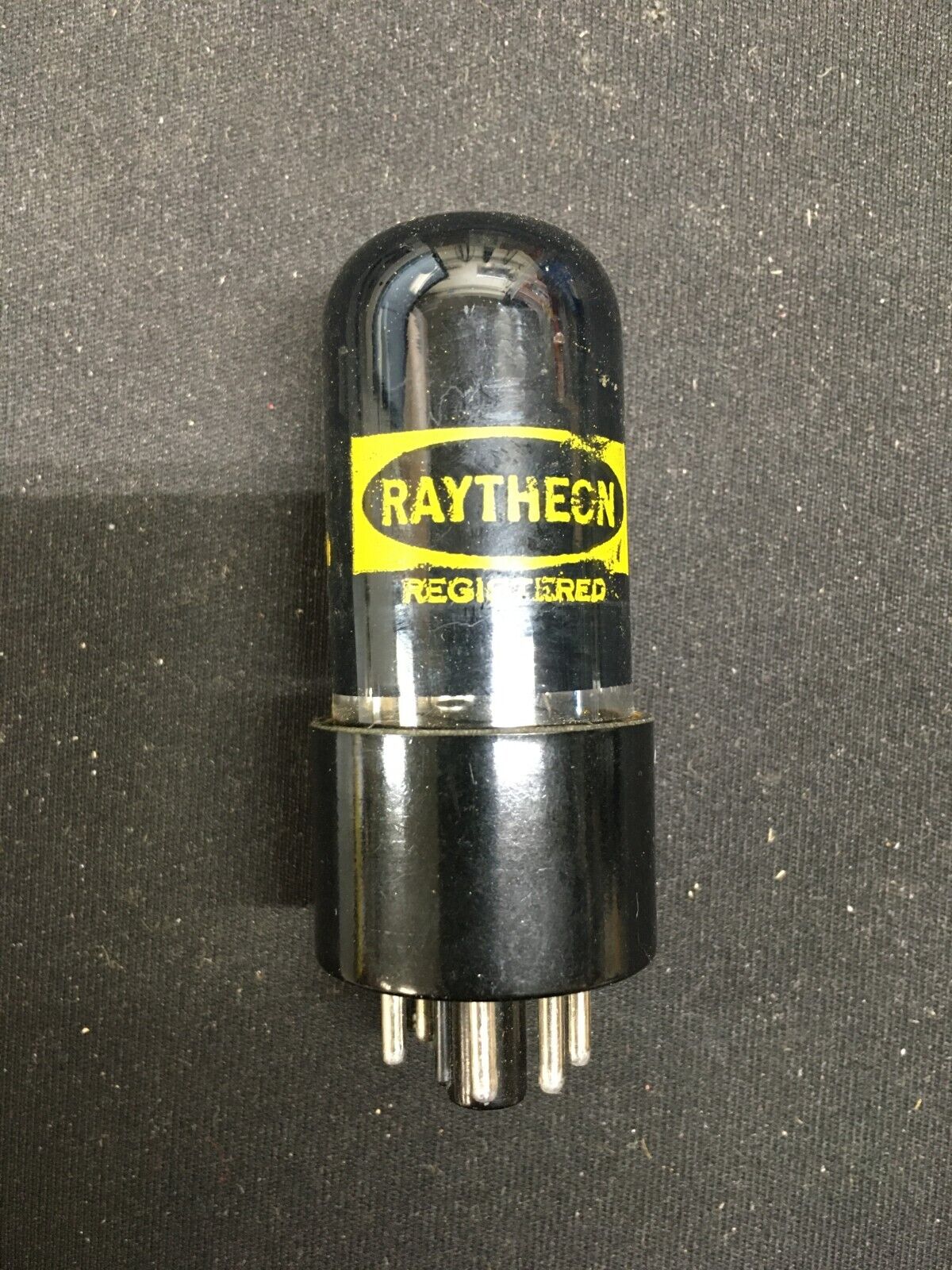 Raytheon 6V6GTA Vacuum Tube * Black Glass * Tested 99