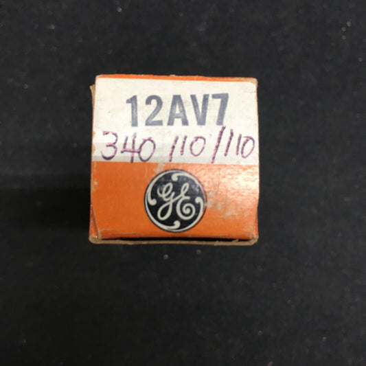 GE 12AV7 Vacuum Tube * Tested 110%/110%