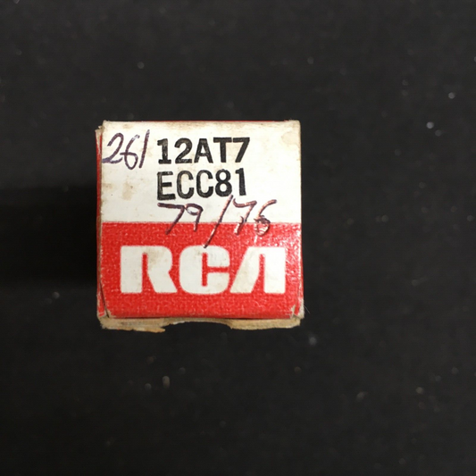 RCA 12AT7 Vacuum Tube * Tested 79%/76%