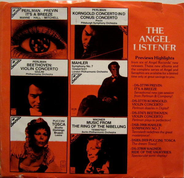 Various : The Angel Listener - Preview Highlights (7", EP, Promo)