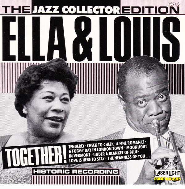 Ella Fitzgerald & Louis Armstrong : Together! (CD, Comp, Mono)