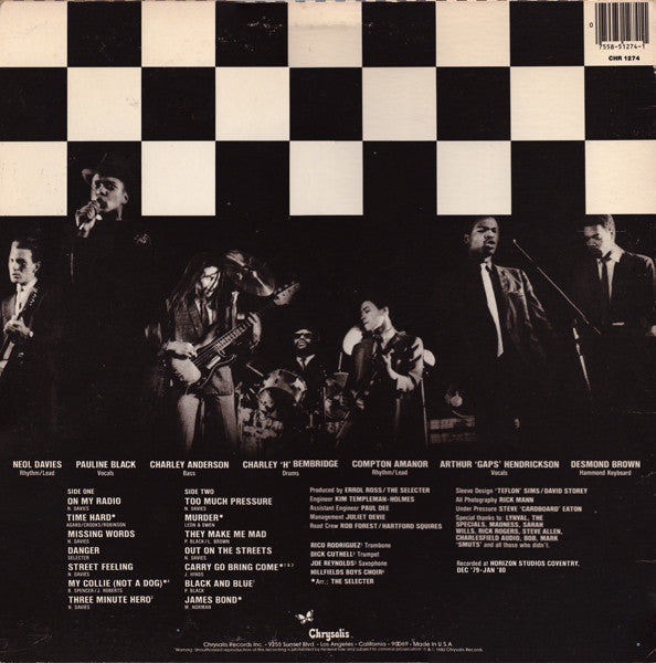 The Selecter : Too Much Pressure (LP, Album)