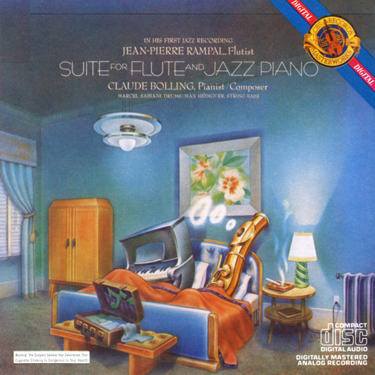 Jean-Pierre Rampal, Claude Bolling : Suite For Flute And Jazz Piano (CD, Album, RE)