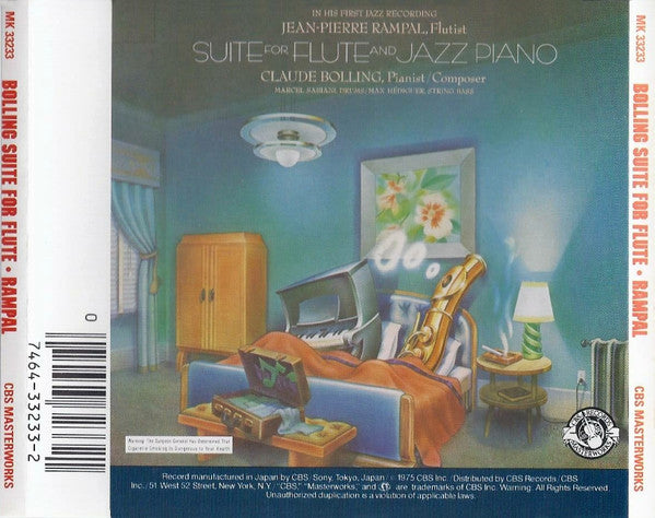 Jean-Pierre Rampal, Claude Bolling : Suite For Flute And Jazz Piano (CD, Album, RE)