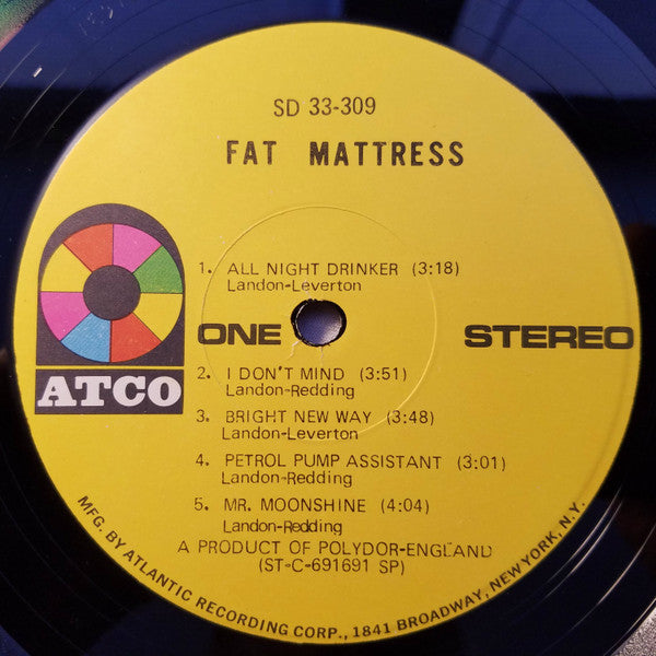 Fat Mattress : Fat Mattress (LP, Album, SP)