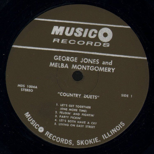 George Jones & Melba Montgomery : Sings The Great Country Duets Of All Time (LP, Comp, RP, 3rd)