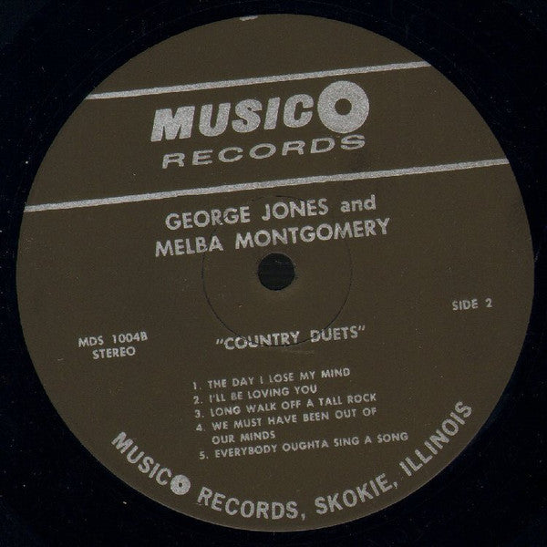 George Jones & Melba Montgomery : Sings The Great Country Duets Of All Time (LP, Comp, RP, 3rd)