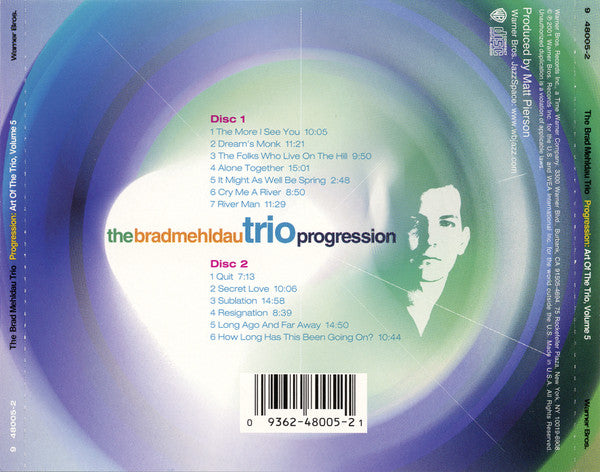 Brad Mehldau Trio : Progression: Art Of The Trio, Volume 5 (2xCD, Album)