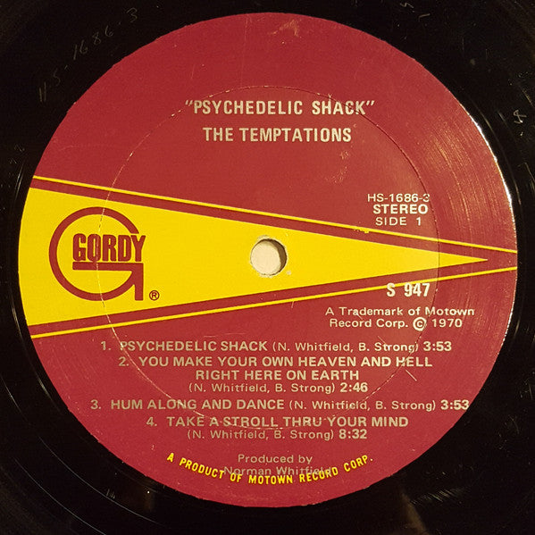 The Temptations : Psychedelic Shack (LP, Album)