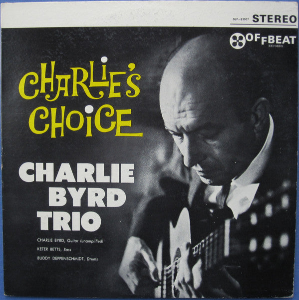 Charlie Byrd Trio : Charlie's Choice: Jazz At The Showboat, Volume IV (LP)